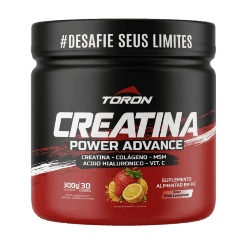 Creatina Power Advance Toron 300g — Sabor Pink Lemonade