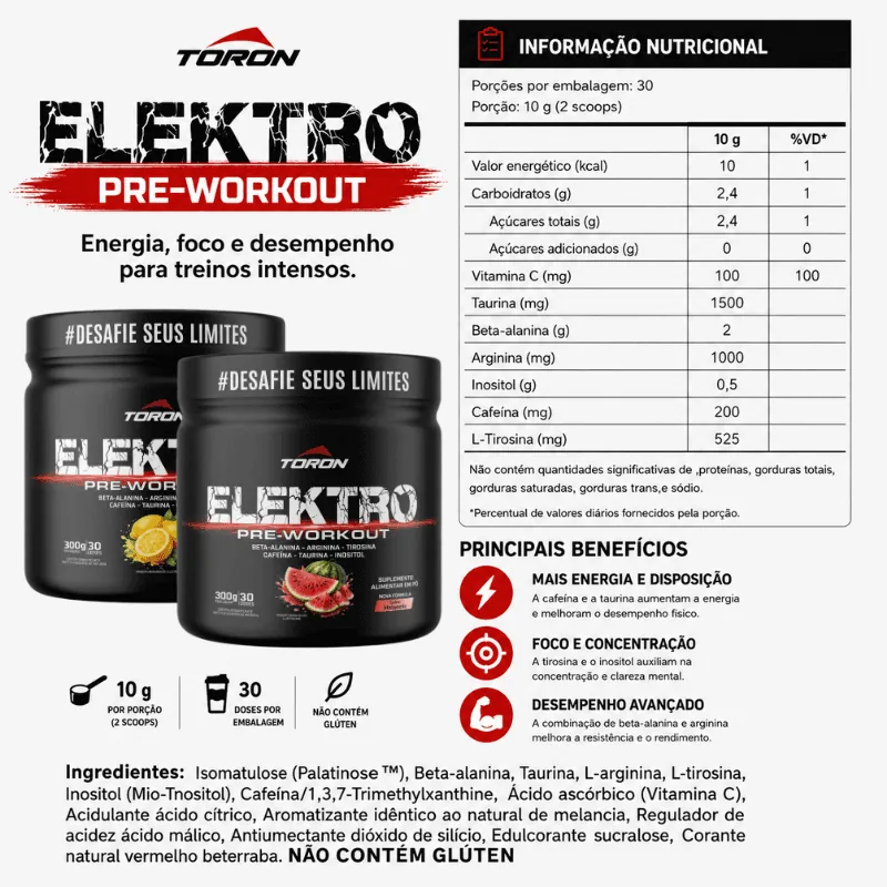 Elektro Pre-Workout Toron — Lifestyle