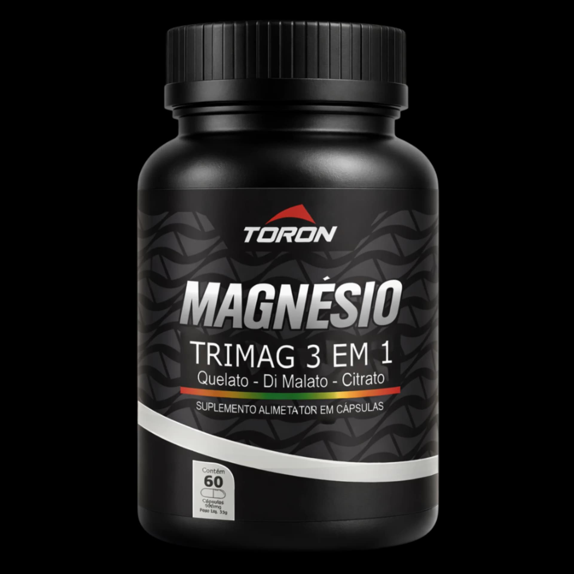 Magnésio 3 em 1 Toron 60 Cápsulas — Frente