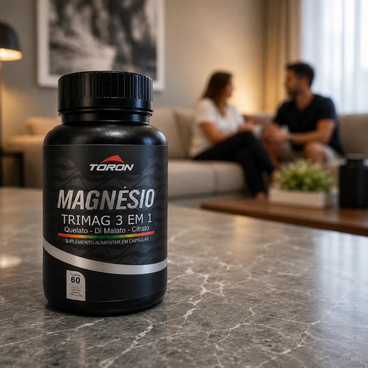 Magnésio 3 em 1 Toron 60 Cápsulas — Detalhe
